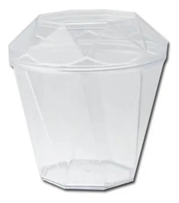 Copo Cristal 020 Ml Diamantico (c/tampa) C/10