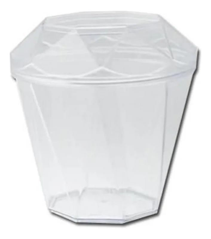 Copo Cristal 020 Ml Diamantico (c/tampa) C/10