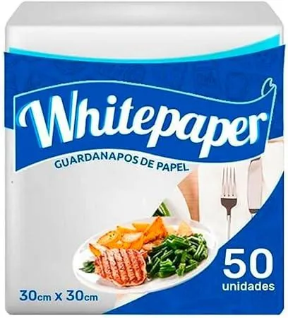 Guardanapo (30X30) Whitepaper (crepado) C/50