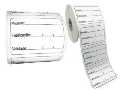 Etiqueta Couche Validade 30X40 (500 Unid.) c/ 01 Rolo