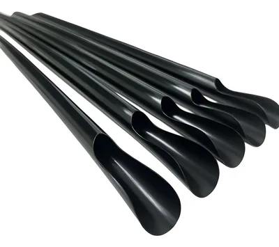 Canudo Mexedor Preto Sache 6MM 17,5CM (403) Straw C/100