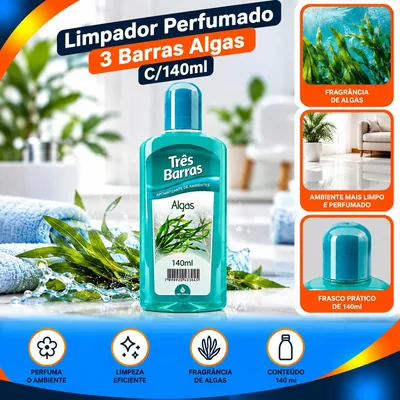 Limpador Perf. 3 Barras Jasmim C/140ML