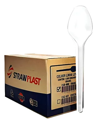 Colher Sobremesa Cristal Straw (CSC-611) C/1000