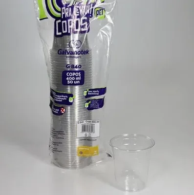 Emb. GA-840 Copo Pet 400ML C/50