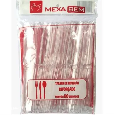 Faca Refeicao Cristal Mexabem C/50
