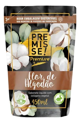 Sabonete Liq. Flor de Algodão Premisse Refil 450 Ml