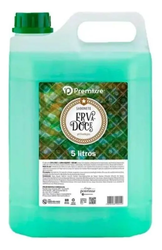 Sabonete Liq. Erva Doce Suave Deoline 05LT (1100125)