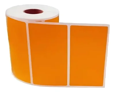 Etiqueta Laranja 100X50 C/500 (consumo / Volume)