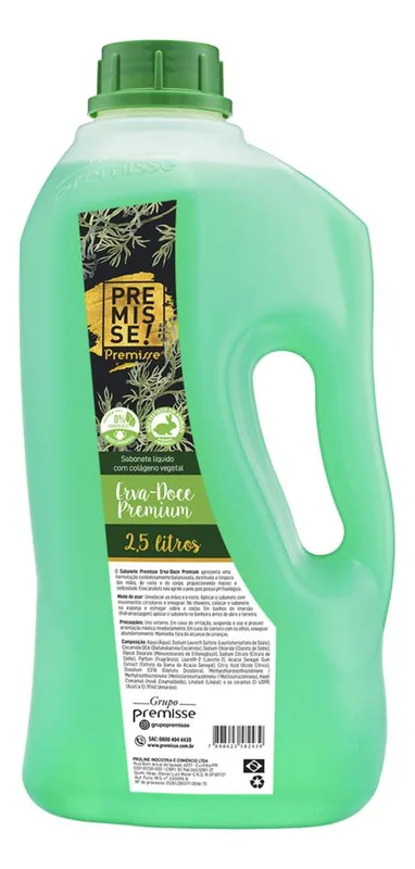 Sabonete Liq. Erva Doce Premium Premisse 2,5LT