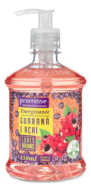 Sabonete Liq. Guarana e Acai Premisse 450ML