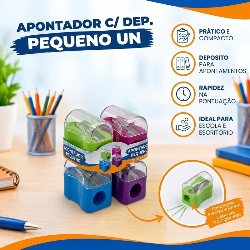 Apontador C/dep. Pequeno Cis Un