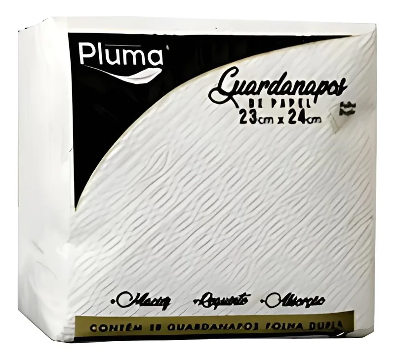 Guardanapo (23X24) Pluma F.dupla Luxo C/50