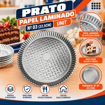 Prato Pap. Lam. N.03 (22,5) Un
