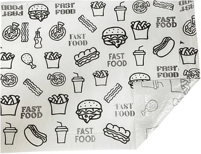 Papel Acoplado Branco C/estampa 30X38 P/frios C/100