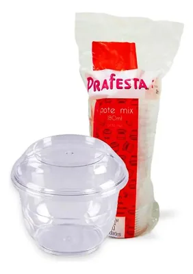 Pote Mix Cristal 180ML -prafesta (8587) C/10