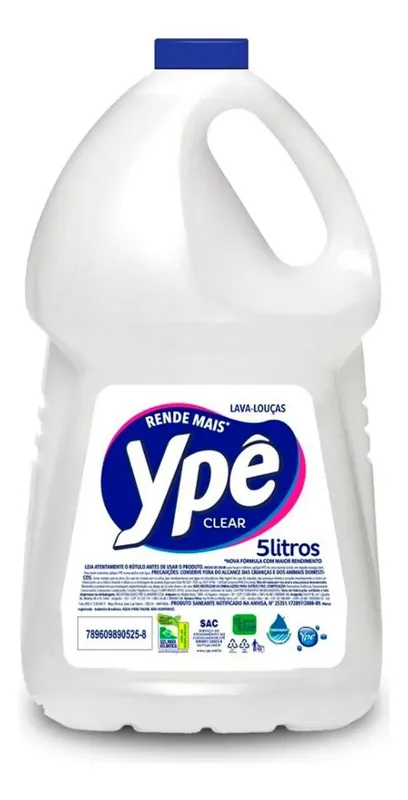 Detergente Ype Clear C/05 Lts