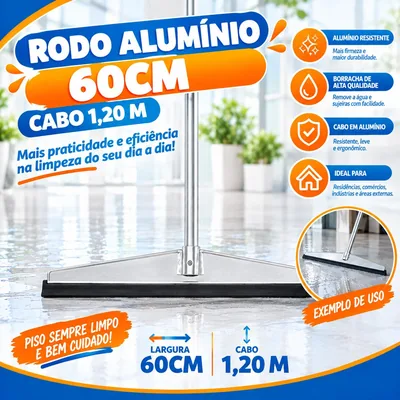 Rodo Aluminio 60CM Cabo 1,20M (169)