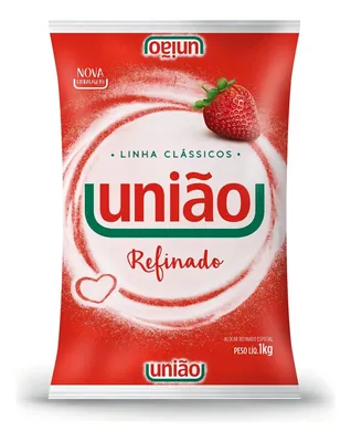 Acucar Refinado Uniao c/ 1KG