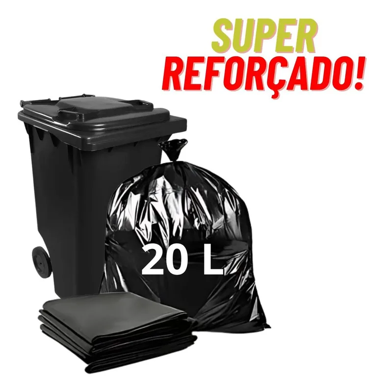 Saco Lixo 020LTS (preto) 50X60X0,08 C/1KG