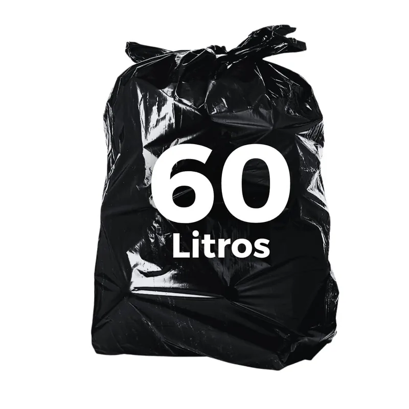 Saco Lixo 060LTS (preto) 75X85X0,12 c/ 1KG
