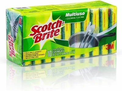 Esponja D. Face Scotch-brite 75X110 (3M) C/10