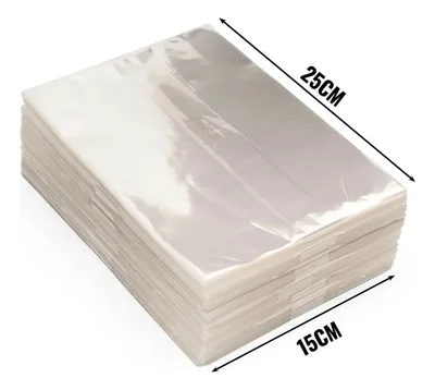 Saco Poliprop. 15X25X0,6 C/1KG