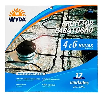 Protetor p/ Fogao 4 Bocas Wyda c/ 12