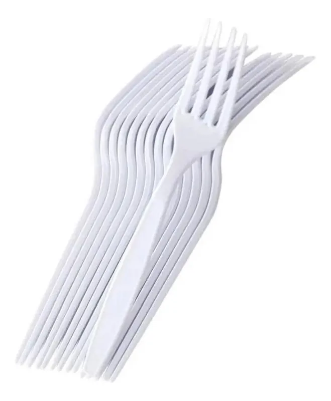 Garfo Refeicao Master Branco Strawplast (10330417) C/500
