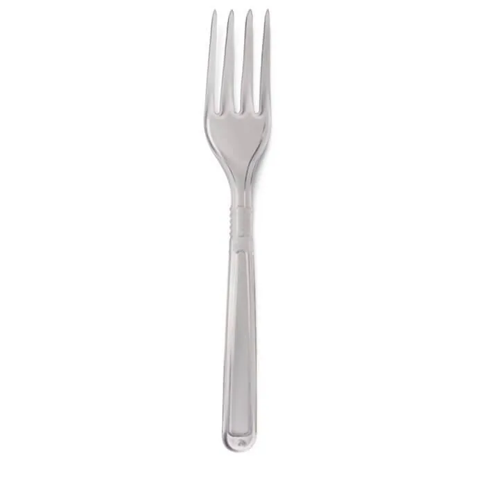 Garfo Refeicao Master Cristal Strawplast (10330420) C/500