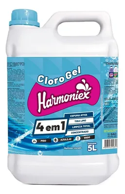 Cloro Gel - Harmoniex - 5 Lts
