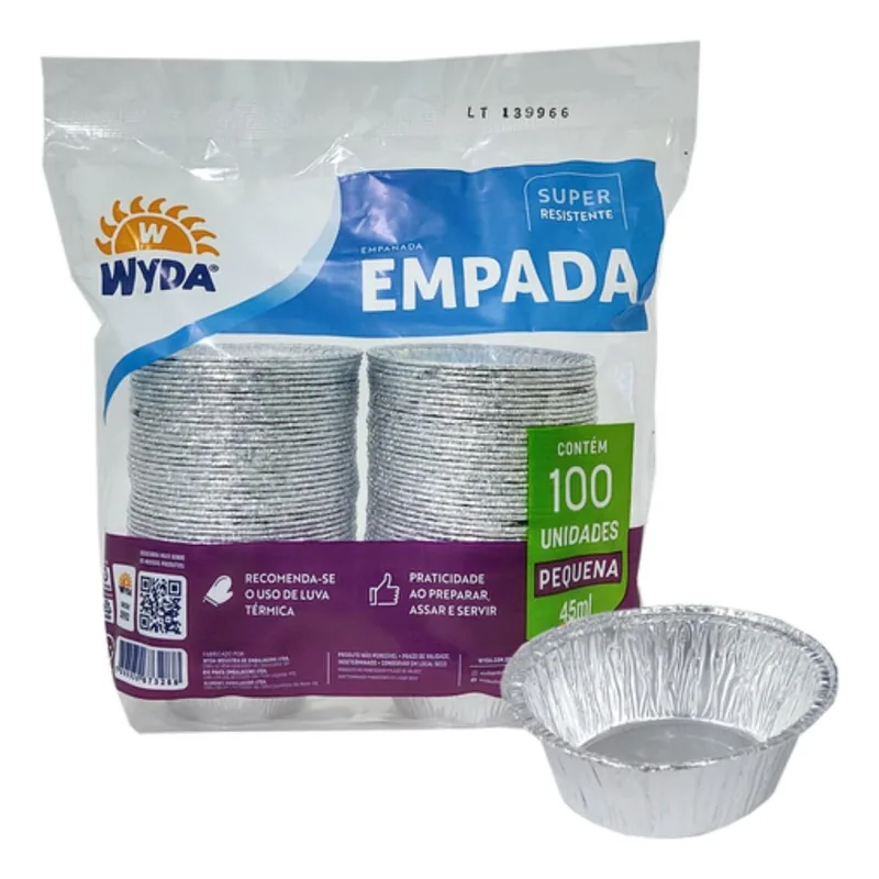 Bandeja Empada 045 Ml Pequena Wyda C/100