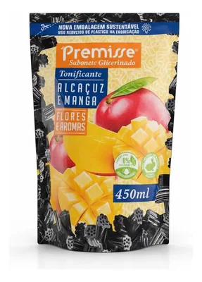 Sabonete Liq. Alcacuz e Manga Refil Premisse 450ML