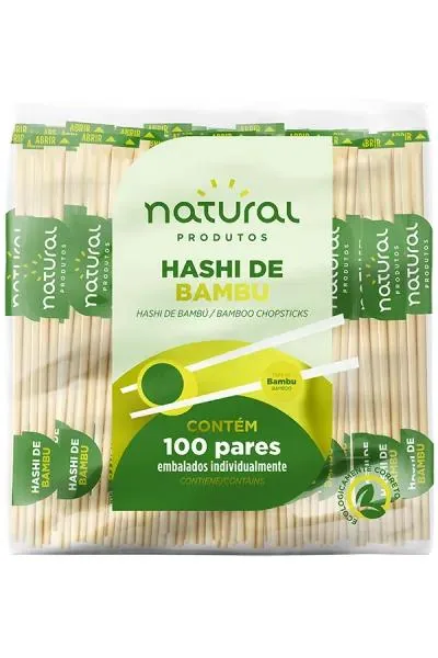 Hashi de Bambu Embalado C/100