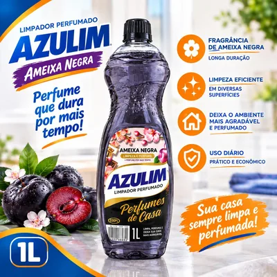 Limpador Perfumado Azulim Ameixa Negra 1LT (84582)