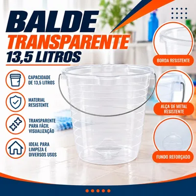 Balde Trans. 13,5 Litros (alca Metal.) Jaguar (0516)