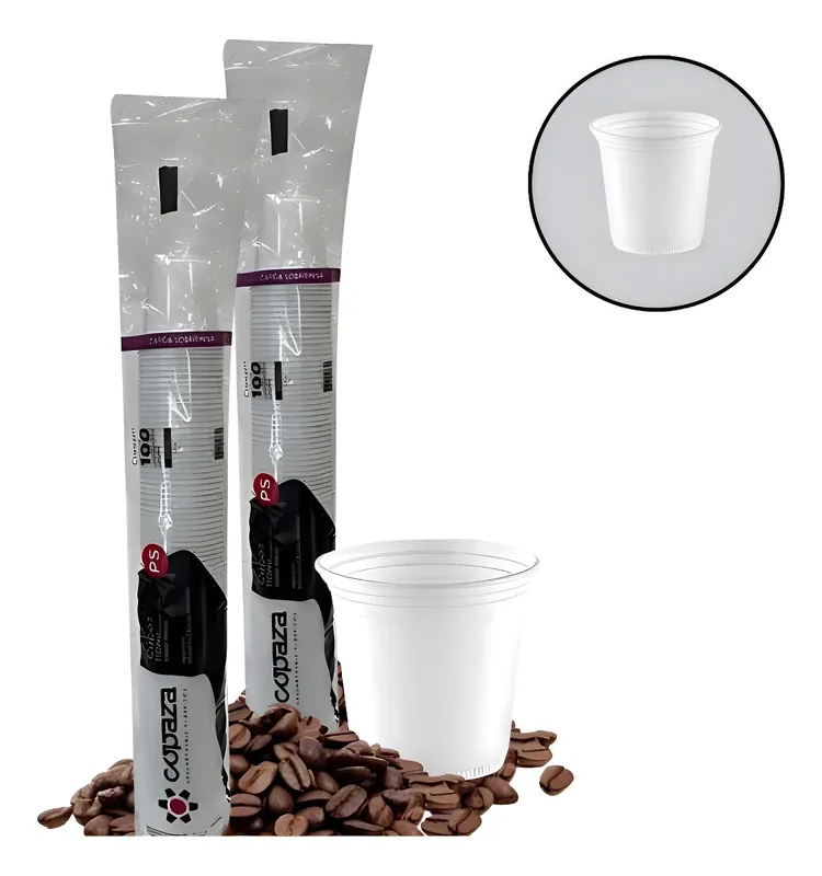 Copo 110 Ml Copaza Branco C/100