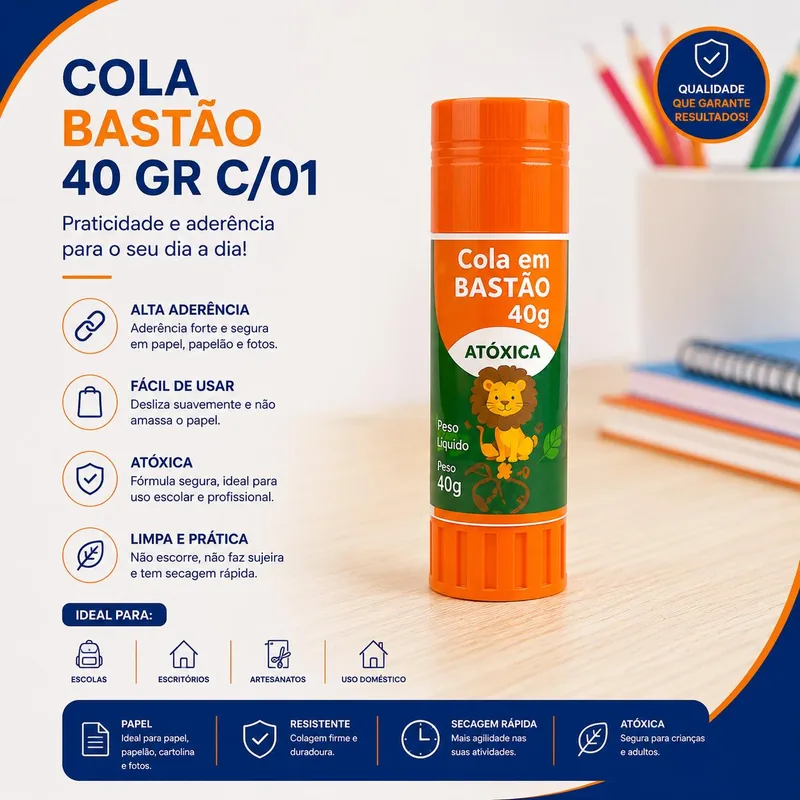 Cola Bastao 40 Gr C/01 (106554)