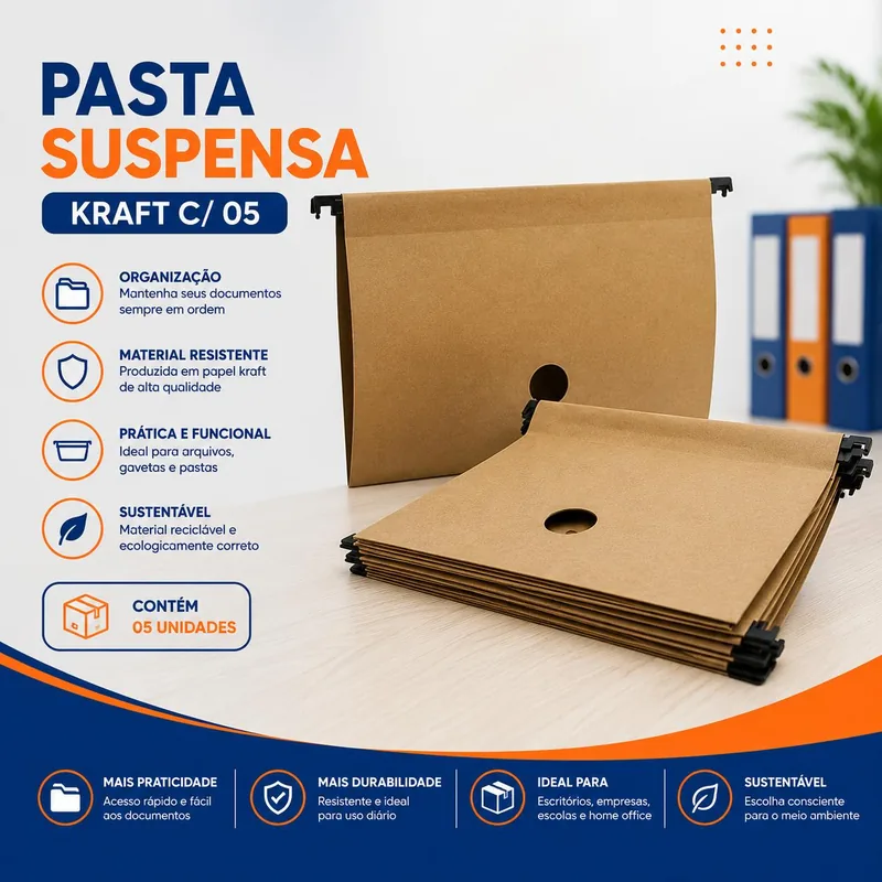 Pasta Suspensa Kraft Ideal c/ 05