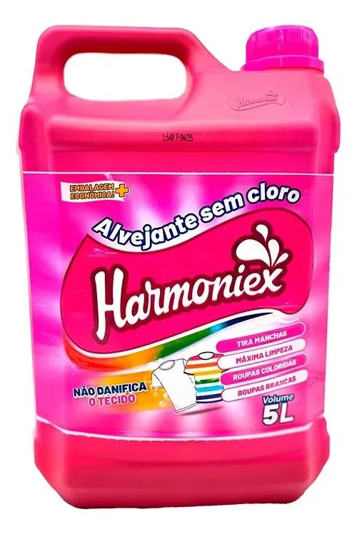 Alvejante S/ Cloro Harmoniex - 5 Lts