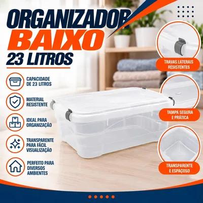 Organizador Baixo 23 Lts Jaguar (0620) Un
