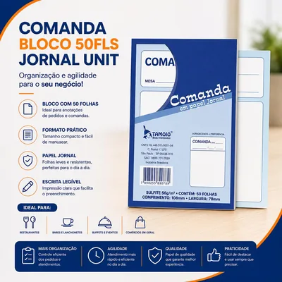 Comanda Bloco 50FLS Tamoio Jornal Unit (61219)