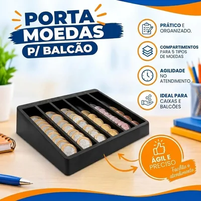 Porta Moedas P/balcao 983 Carbrink