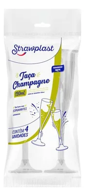 Taca Cristal 120 Ml (champagne) Straw 676 C/4