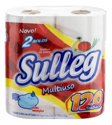 Toalha Papel (cozinha) Sulleg C/02 (010121015)