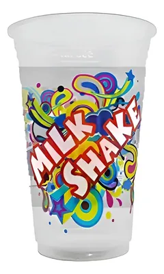 Copo 400 Ml Rioplastic Milk Shake C/50