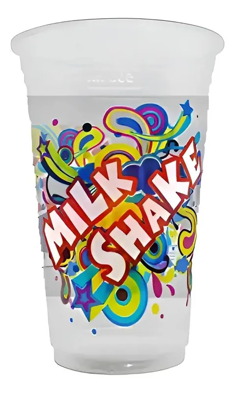 Copo 400 Ml Rioplastic Milk Shake C/50