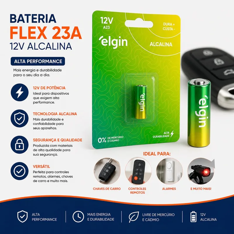 Bateria Flex 23A 12V Alcalina (83599)
