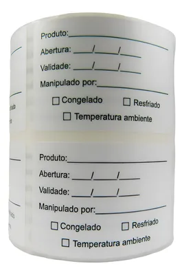 Etiqueta Couche Validade 60X40 (500 Unid.) c/ 01 Rolo