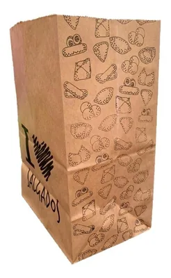 Saco Kraft Lanche Sos - P (17X10X24) C/50
