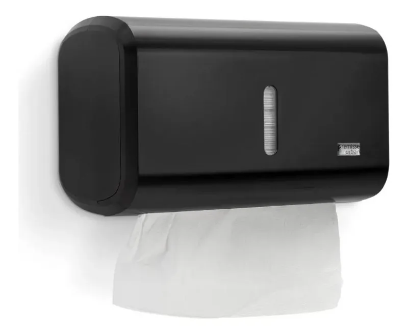 Toalheiro Compacto Urban Preto Premisse (34032302)